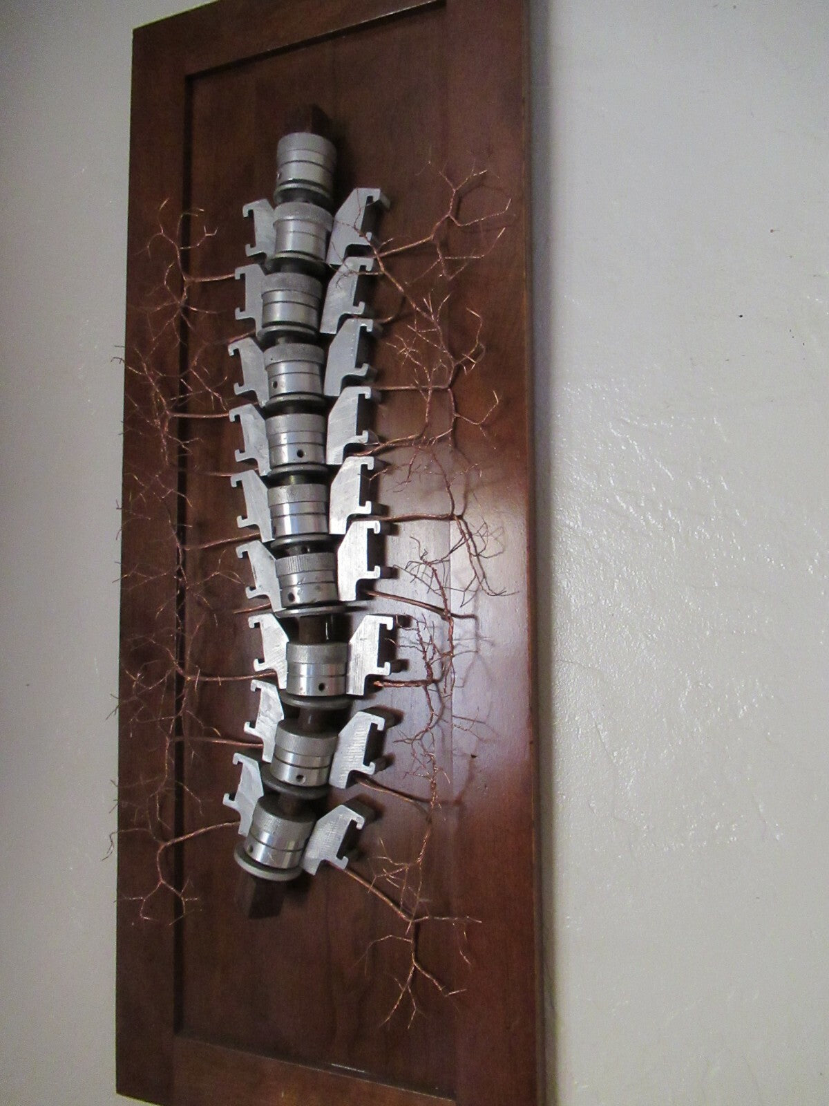 "Metavallo" by C.R. Erskine  Hybrid Wood/Metal Sculpture