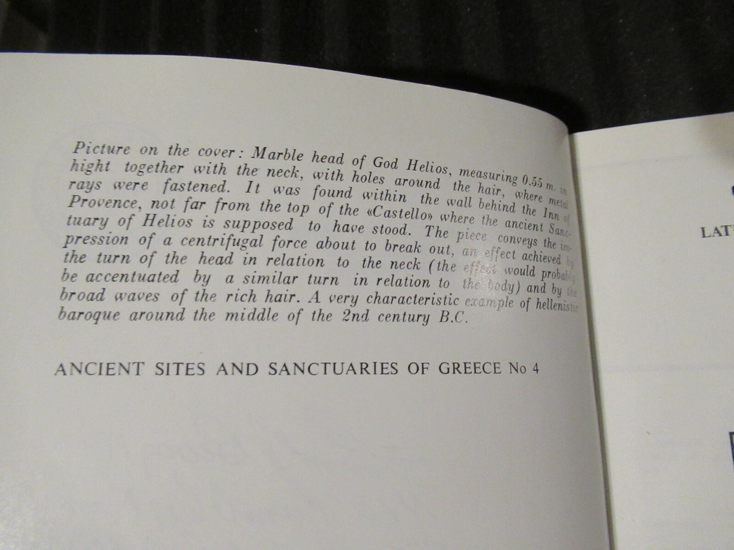RHODOS by Christos Karousos (1973) Ancient sites and sanctuaries of Greece #4