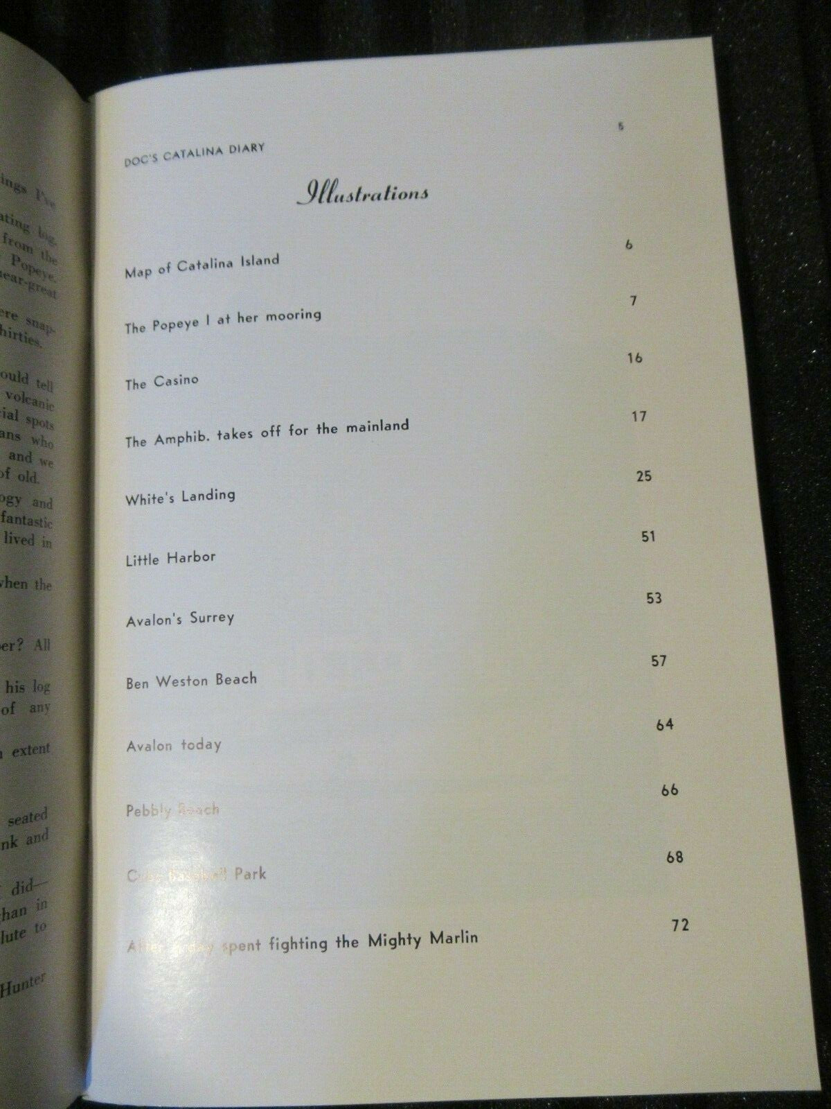 DOC'S CATALINA DIARY, Ruben V. Vaughn (1961).