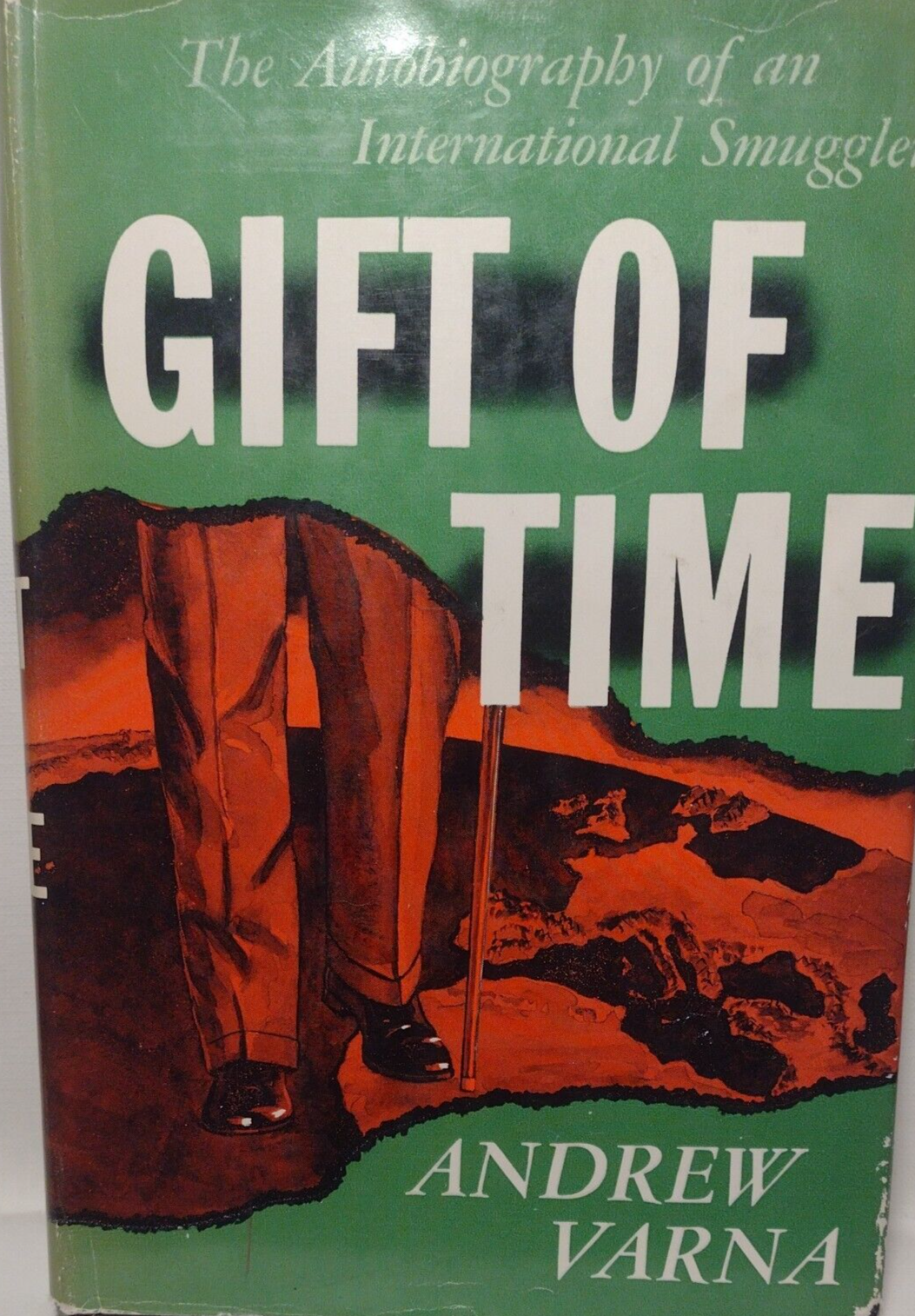 Gift Of Time by Andrew Varna - 1956 - HC w/DJ - ex libris - Autobiography