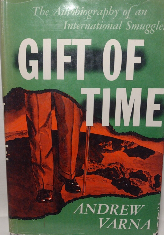 Gift Of Time by Andrew Varna - 1956 - HC w/DJ - ex libris - Autobiography