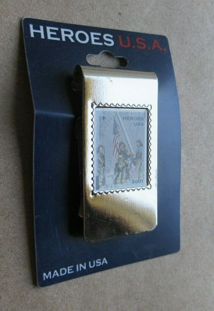 HEROES U.S.A. 2001 U.S. Postal Service Commemorative Money Clip