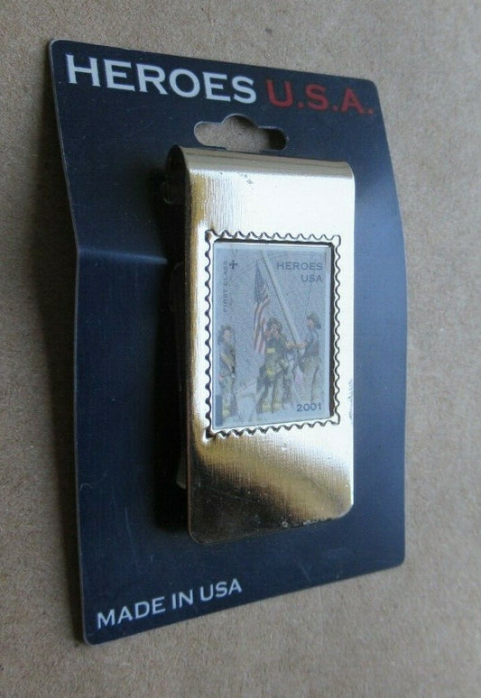 HEROES U.S.A. 2001 U.S. Postal Service Commemorative Money Clip