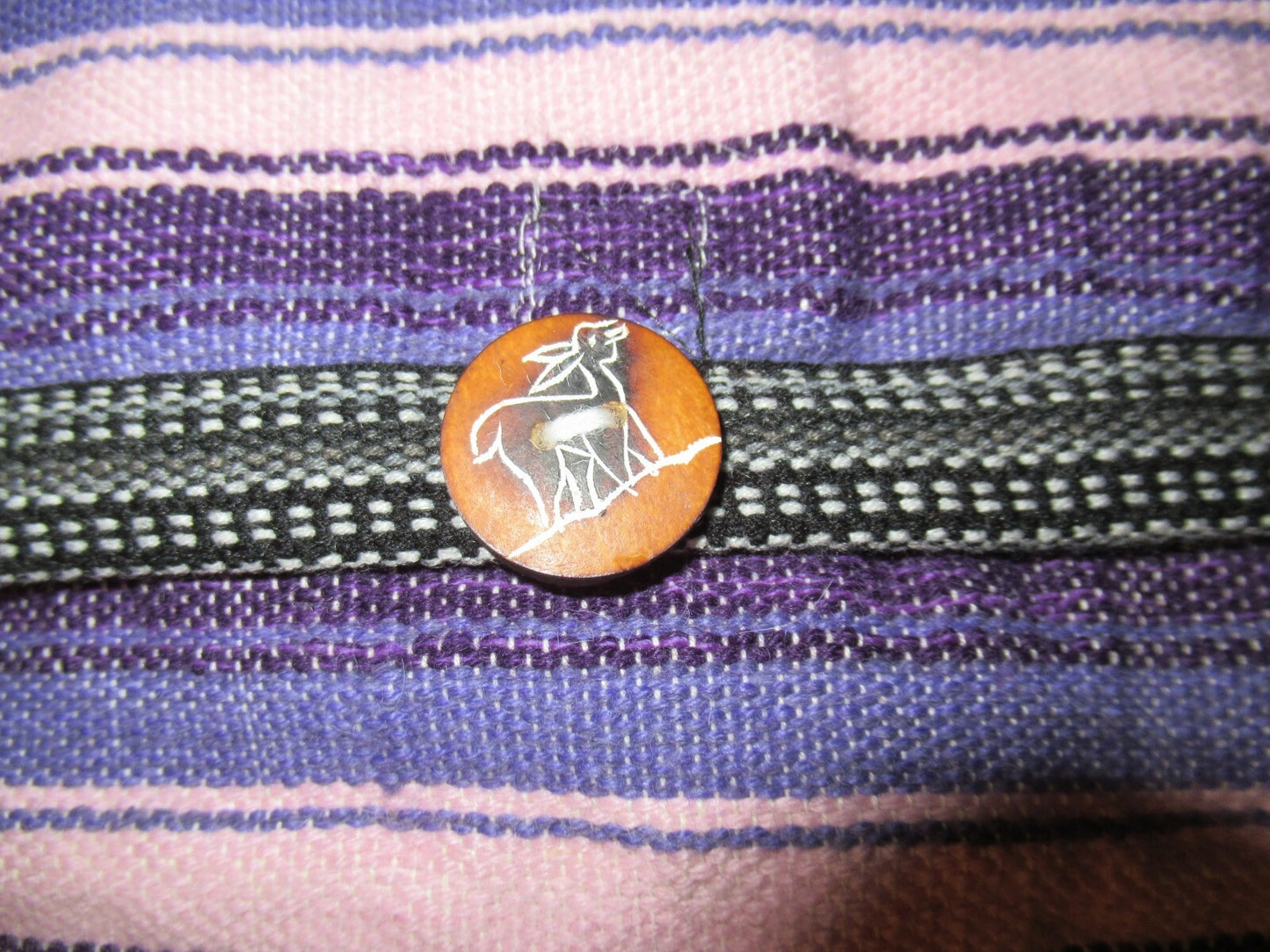 Native Peruvian Alpaca Knit Bag 10x13..