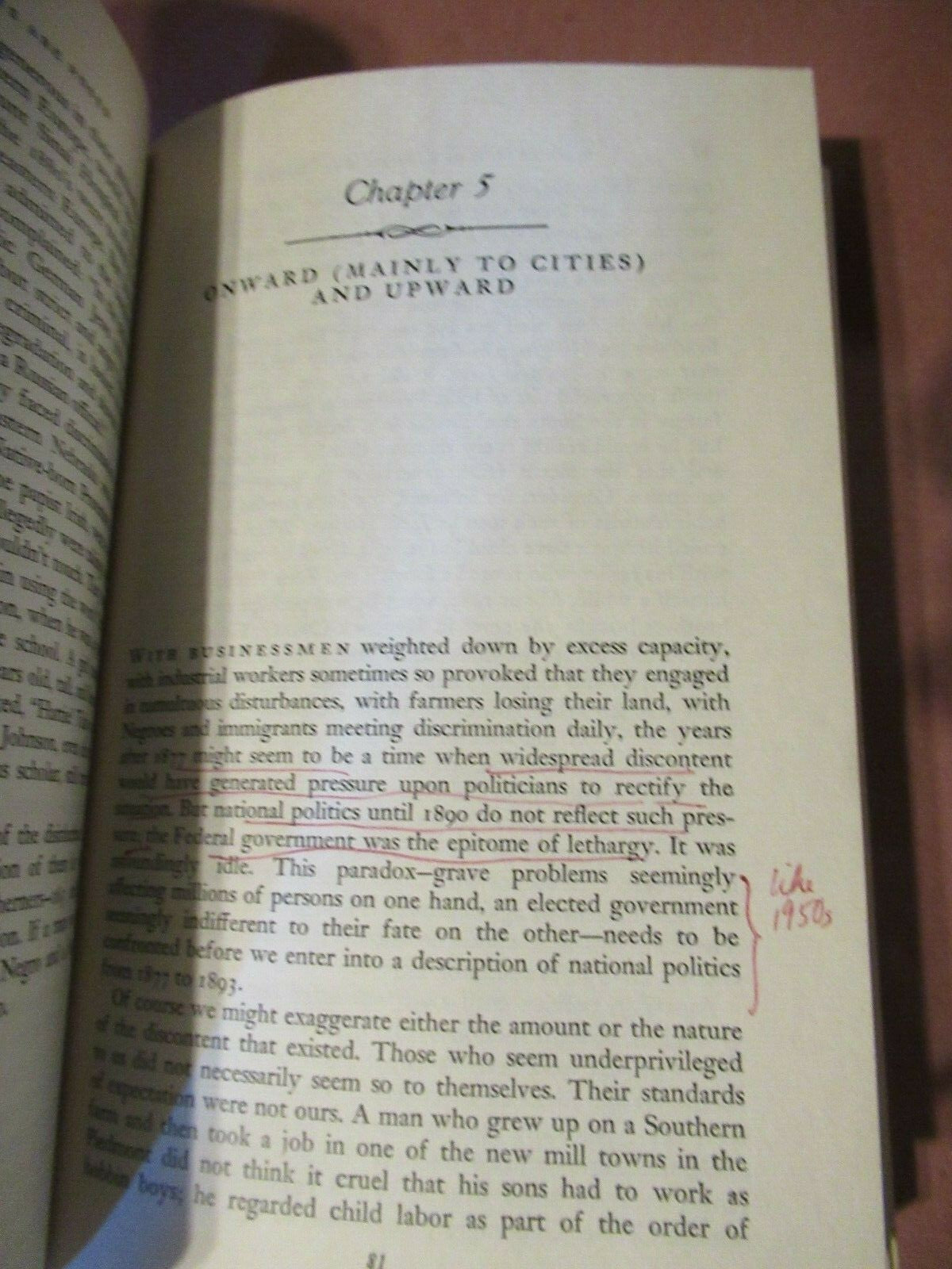 Age of Excess: the United States From 1877 to 1914, Ray Ginger (1966).