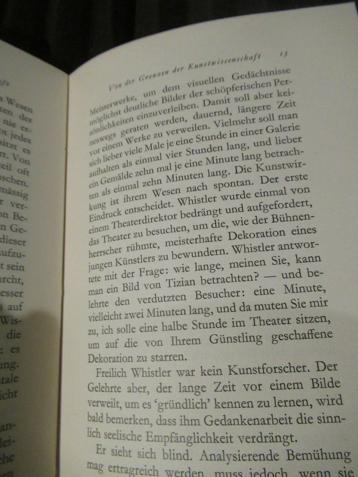 VON DEN GRENZEN DER KUNSTWISSENSCHAFT, Max J. Friedlander -1969 Limited Edition.