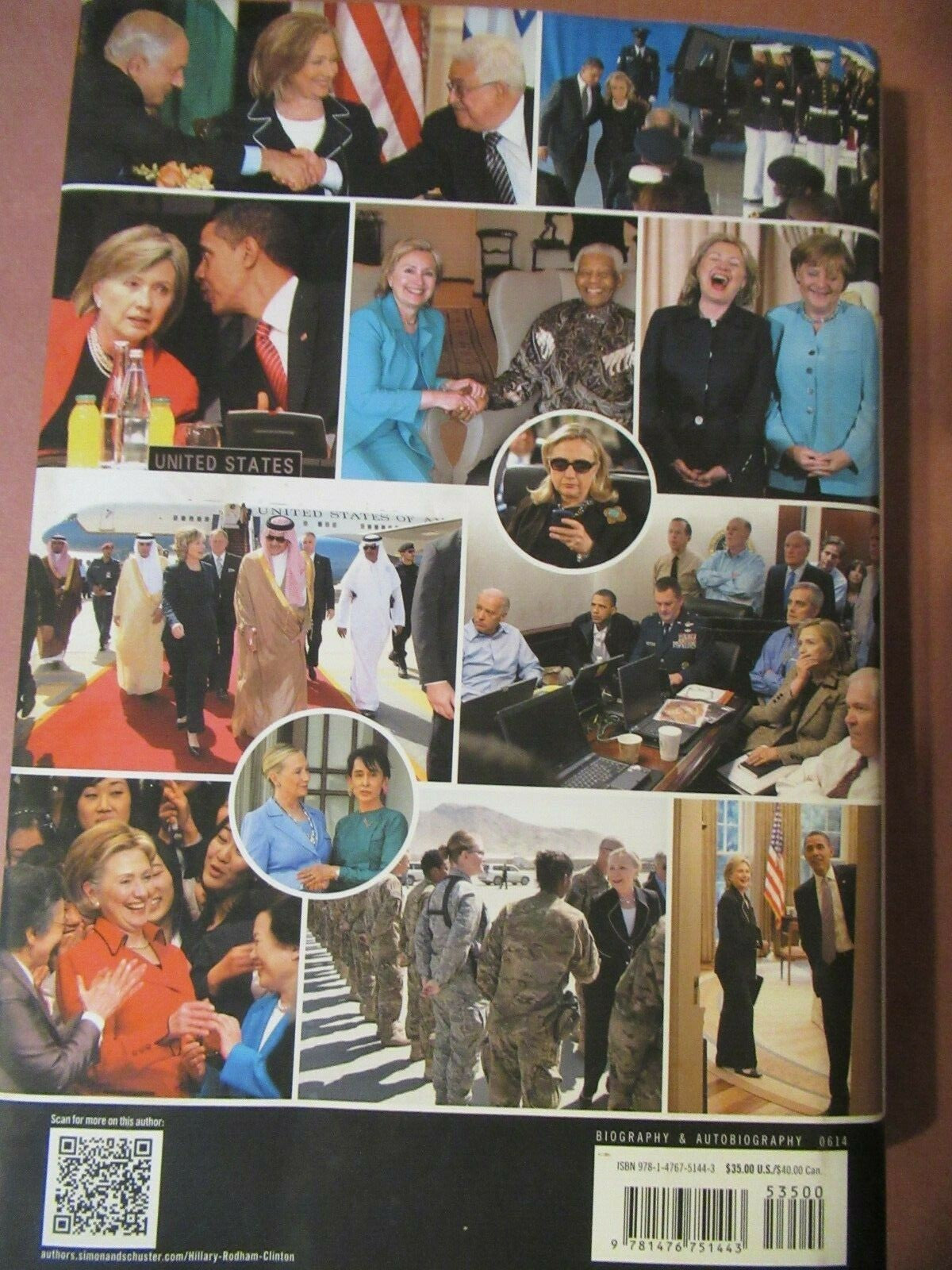 Hard Choices by Hillary Clinton -2014 Hardcover -First Edition -Biographies