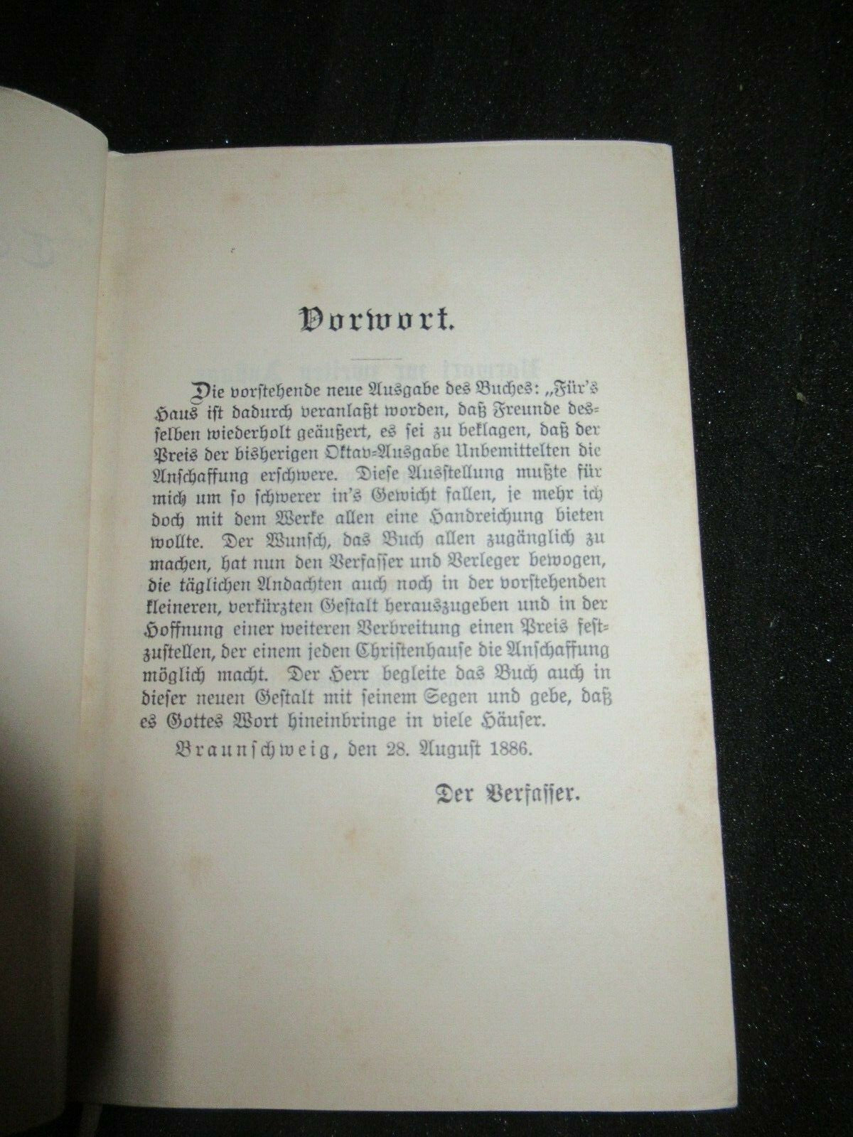 Tägliche Andachten Kleinere Ausgabe von Furs haus, A. Clemens (1890) german