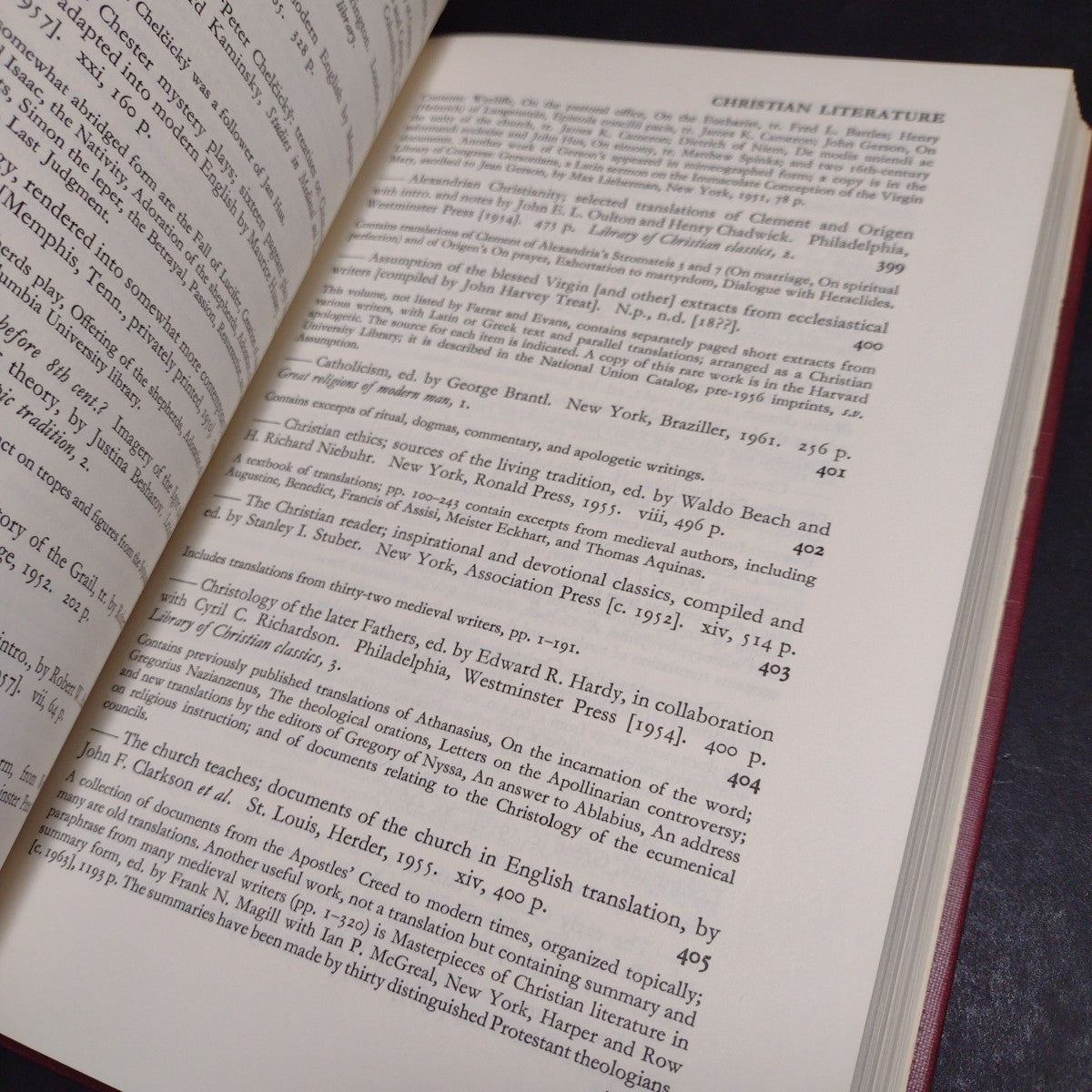 Bibliography of English Translations From Medieval Source, 1943-1967 -1974 HC