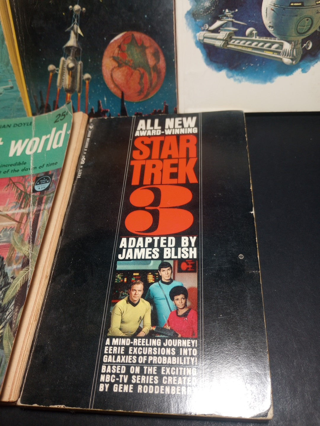 Sci Fi Book Bundle Star Trek Blish Arthur C. Clarke