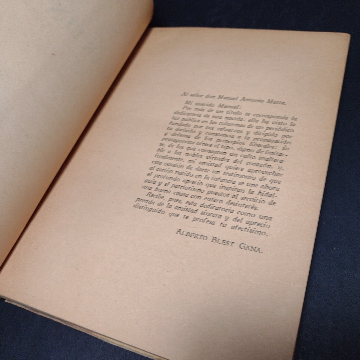 Martin Rivas, A. Blest Gana -1943 Spanish Paperback, Editorial Orbe