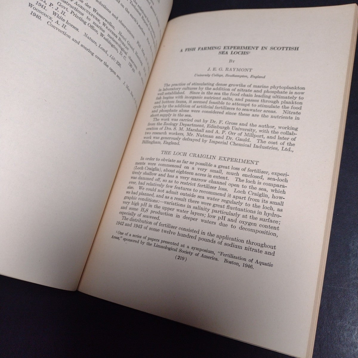 Journal of Marine Research Volume VI, 1947 #3 -Paperback Ex Libris