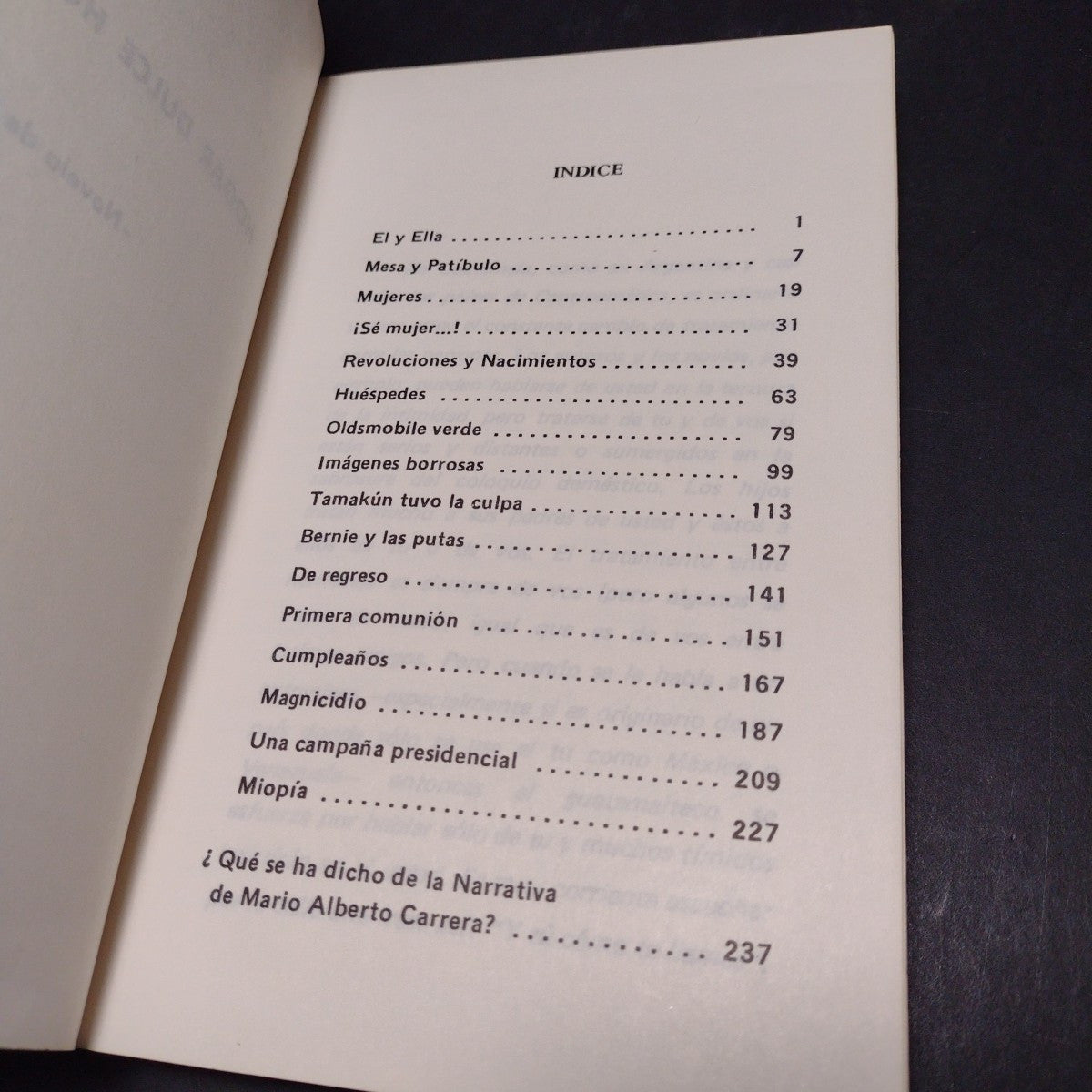 Hogar Dulce Hogar, Mario Alberto Carrera -Signed Paperback 1982