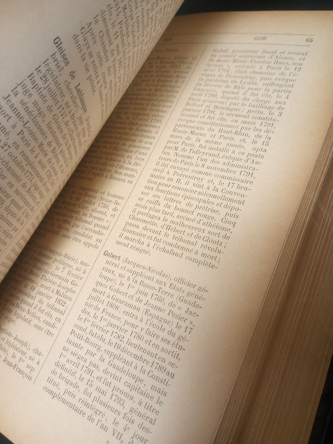 1898 Historical and biographical dictionary of the Revolution and the Empire