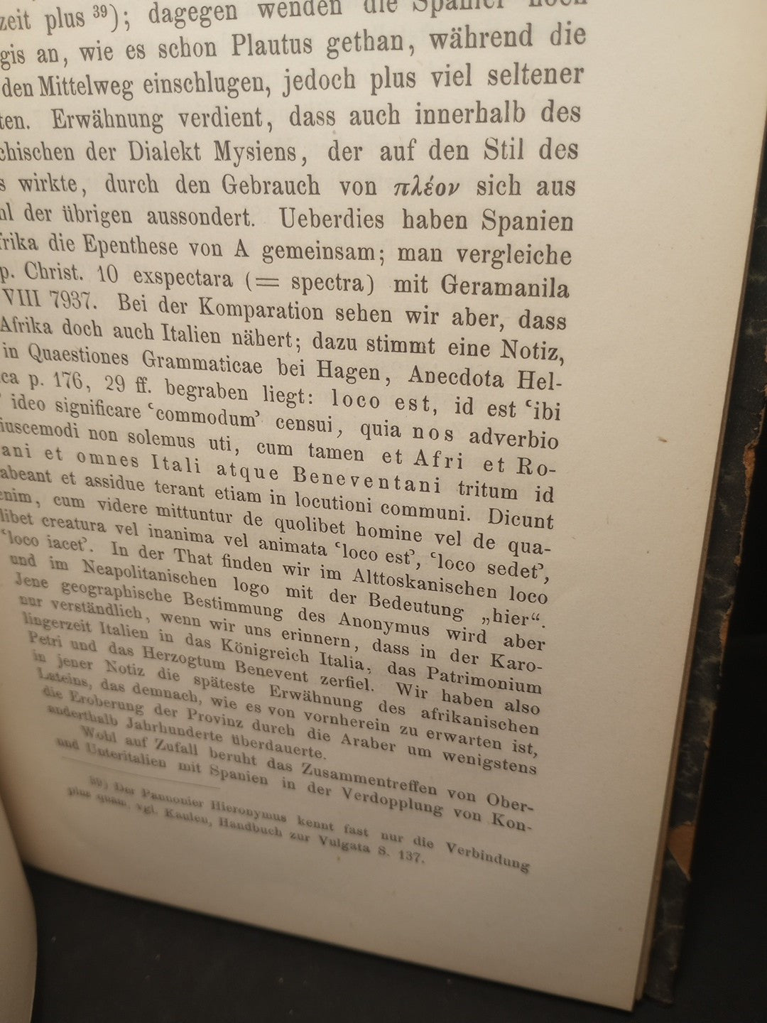 The local variations of the Latin language... Dr Karl Sittl German 1st edition