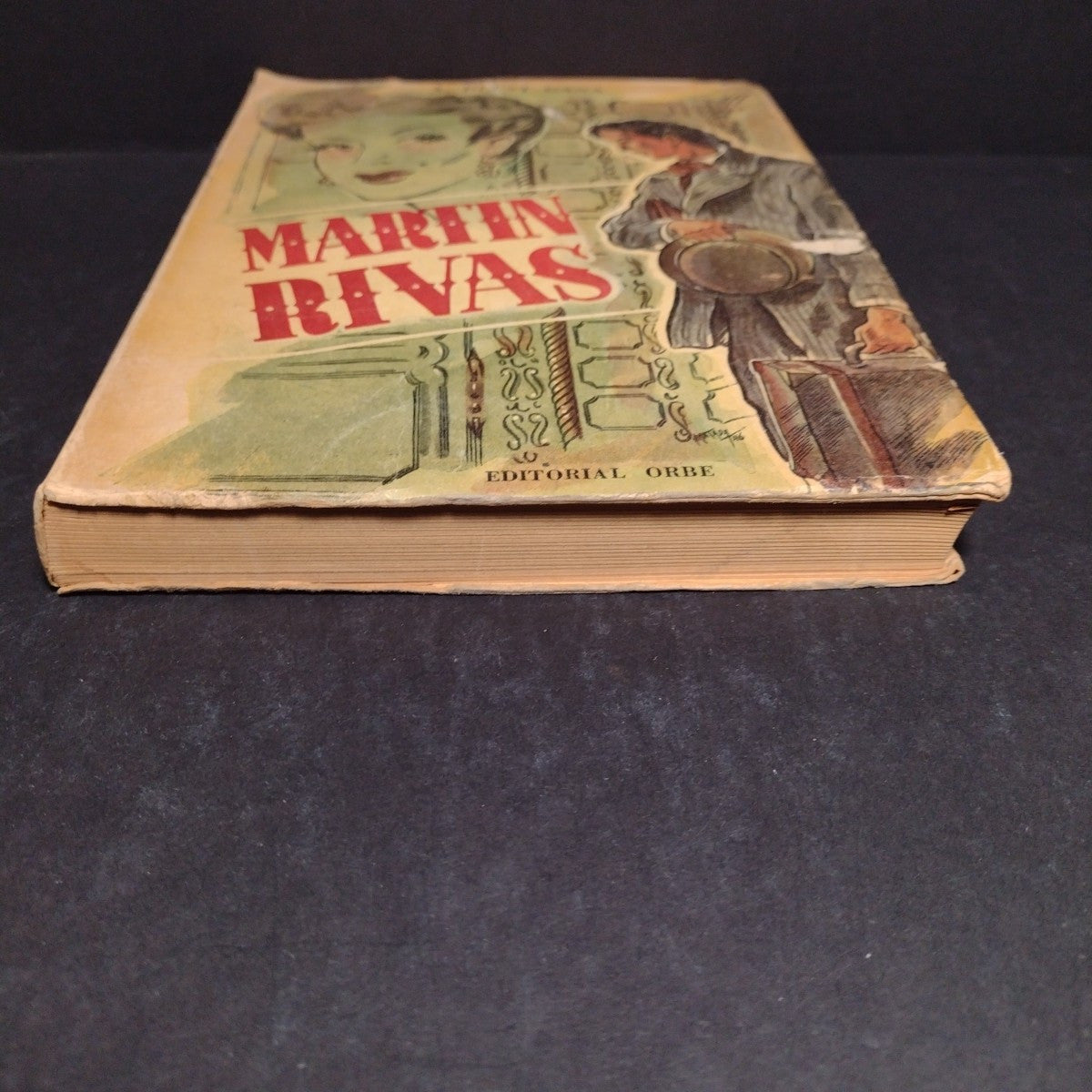 Martin Rivas, A. Blest Gana -1943 Spanish Paperback, Editorial Orbe