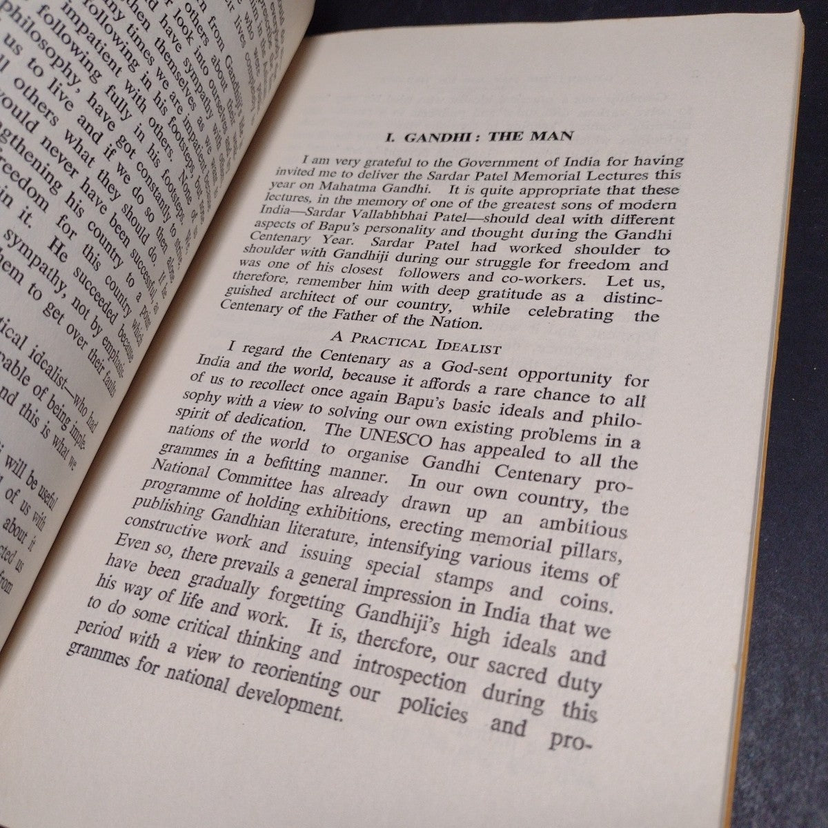 Gandhi: The Man and His Thought by Shriman Narayan -1969 Signed Paperback