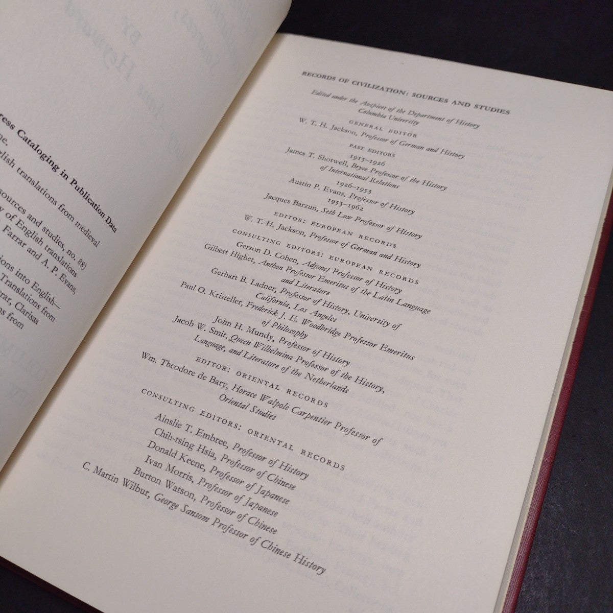 Bibliography of English Translations From Medieval Source, 1943-1967 -1974 HC