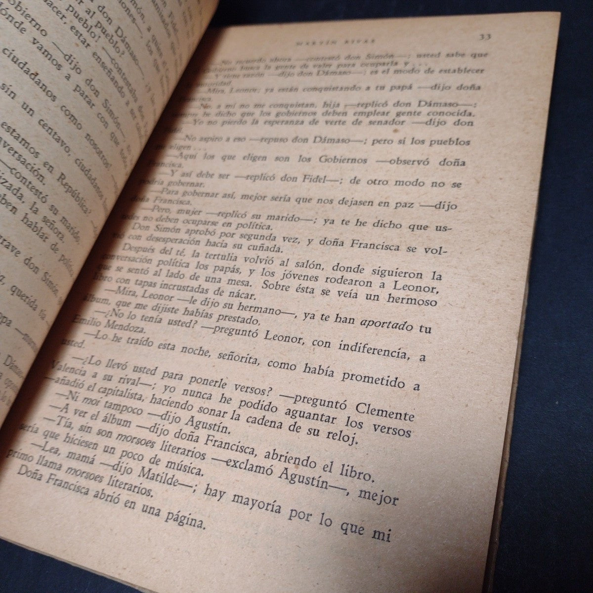 Martin Rivas, A. Blest Gana -1943 Spanish Paperback, Editorial Orbe
