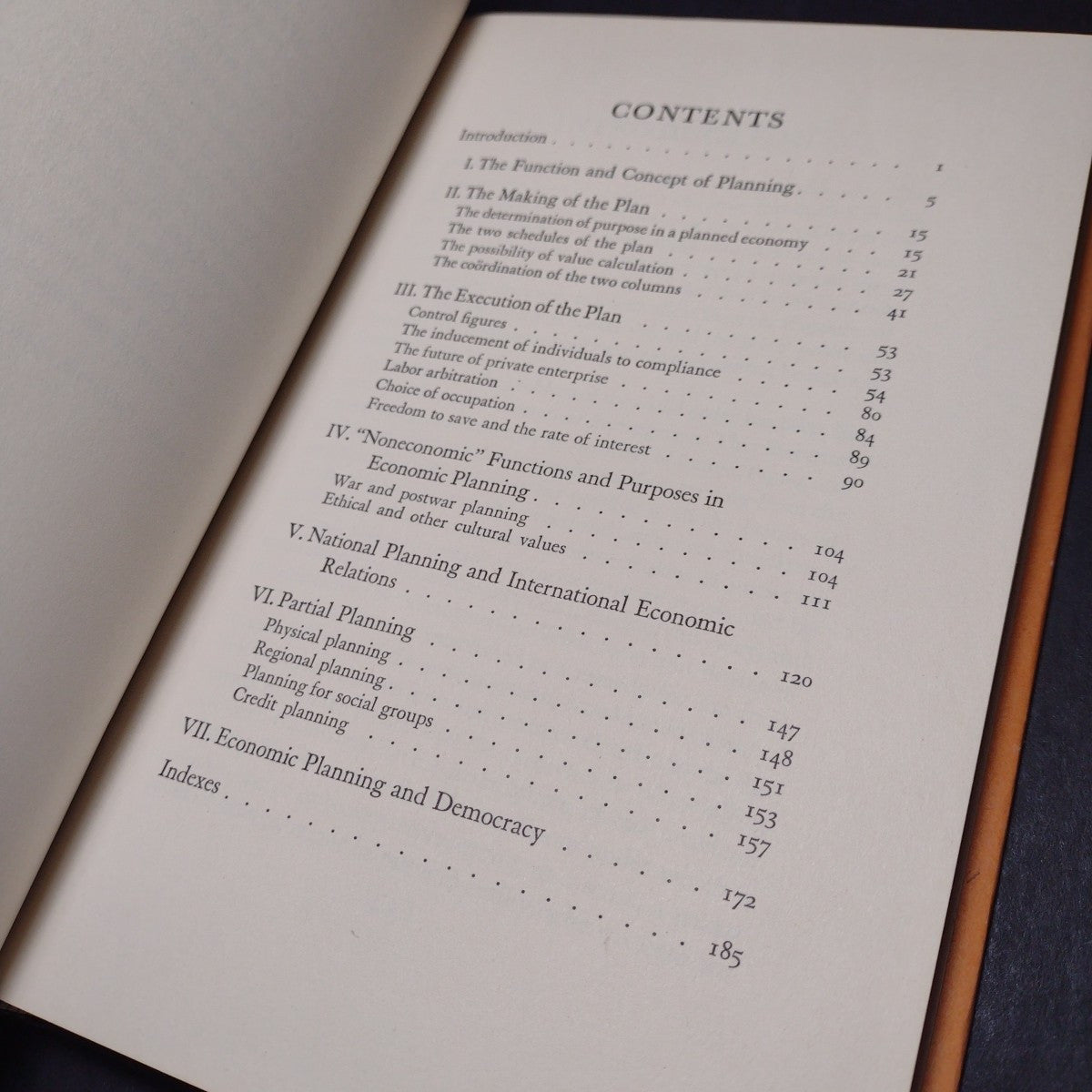 Theory of National Economical Planning by Carl Landauer -1944 Hardcover