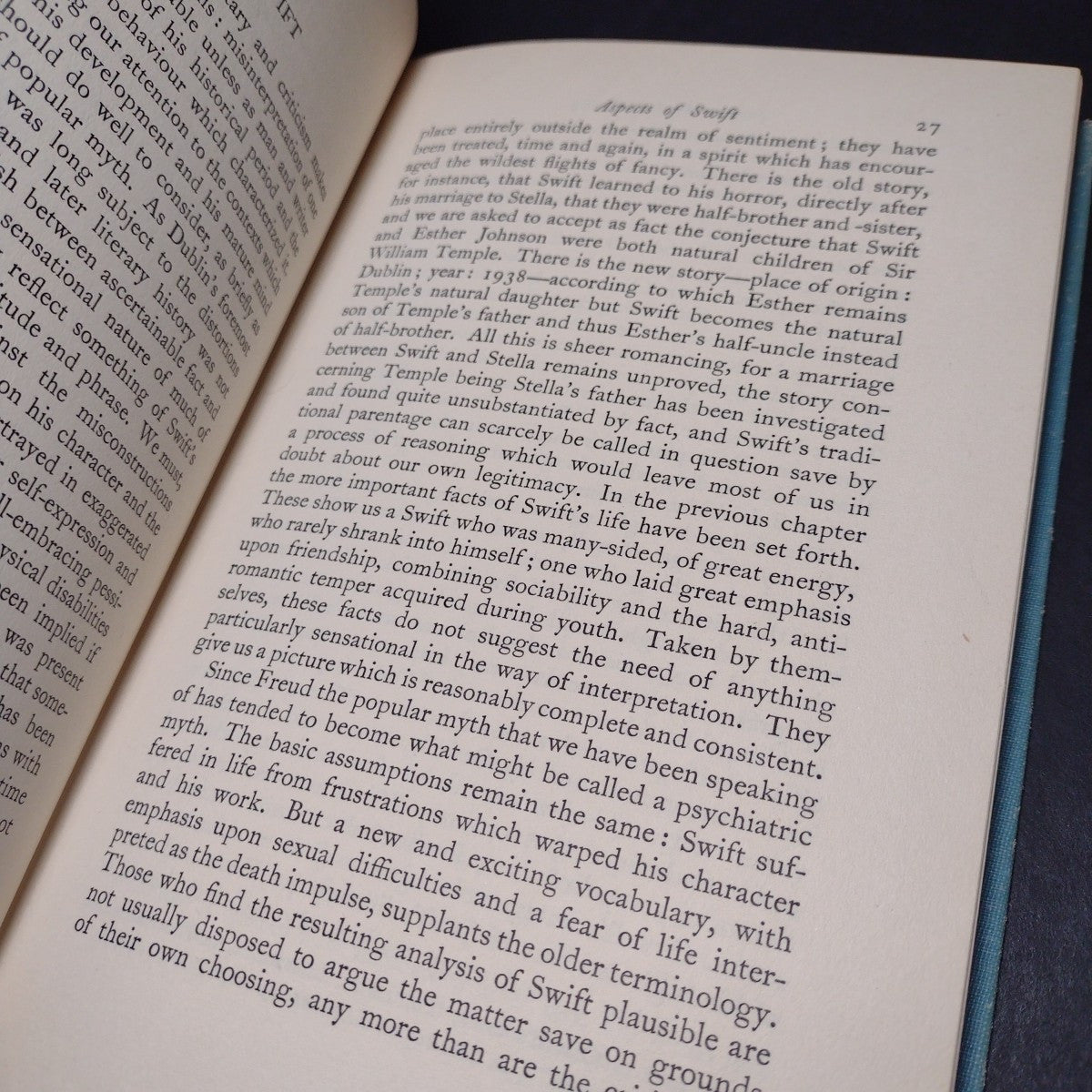 Swift: An Introduction by Ricardo Quintana -1955 Hardcover, Literary Criticism