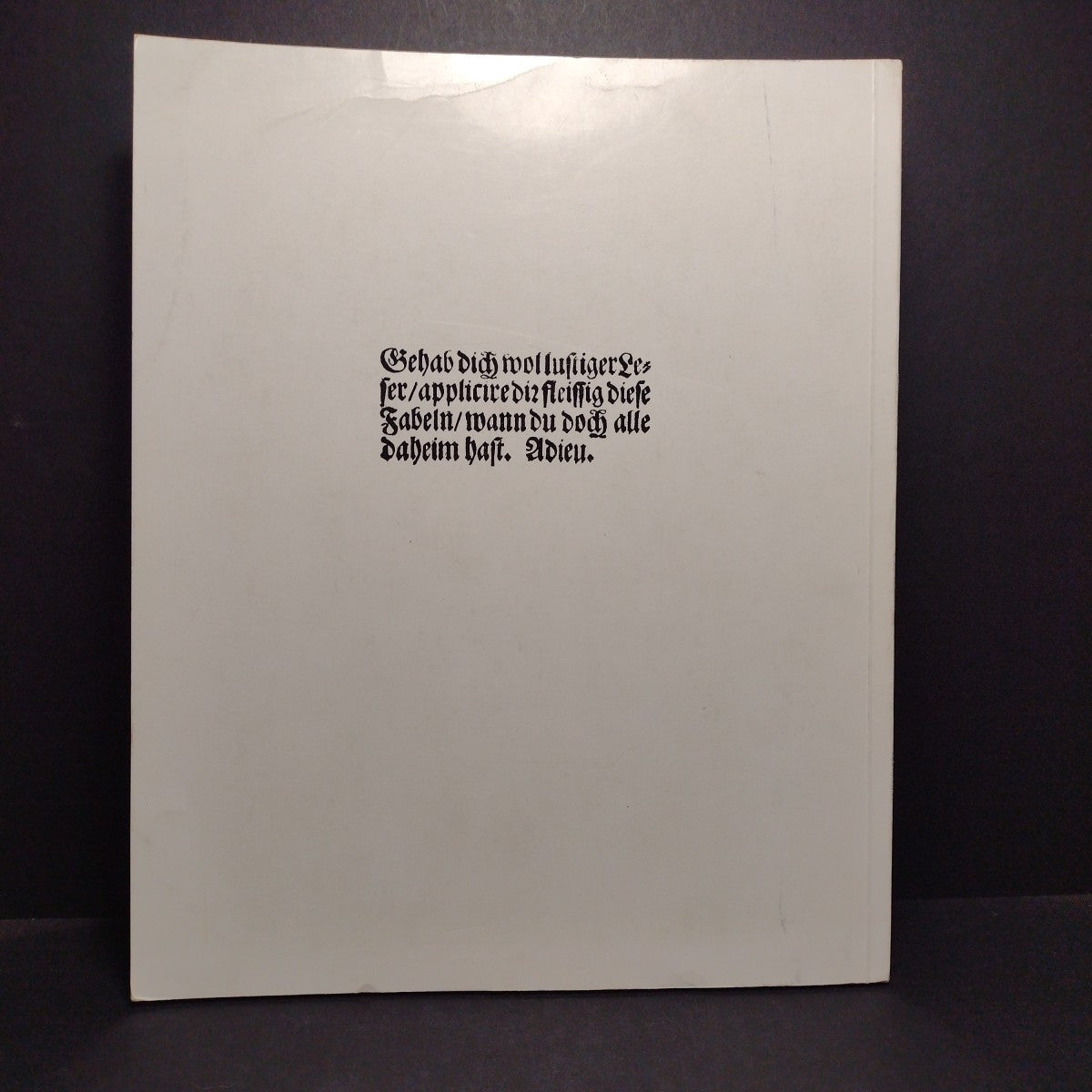 Fabula Docet: Illustrierte Fabelbucher Aus Sechs Jahrhunderten -German Paperback