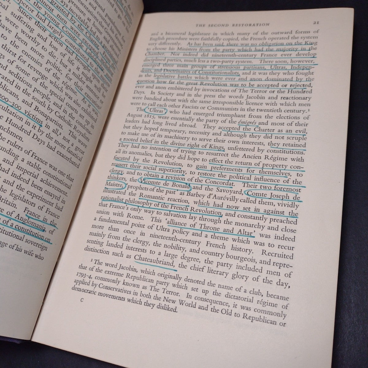 France 1814-1940 by J. P. T. Bury -Hardcover 1956 Reprinting -Ex Libris Notes