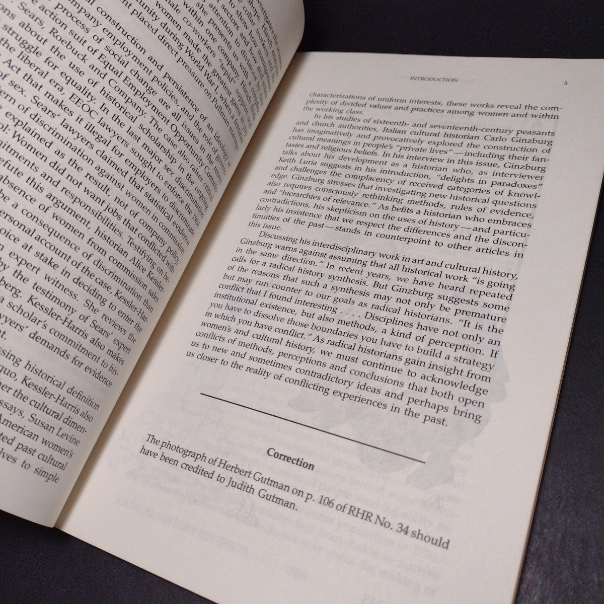 Radical History Review: Women's Labors -Paperback 1986