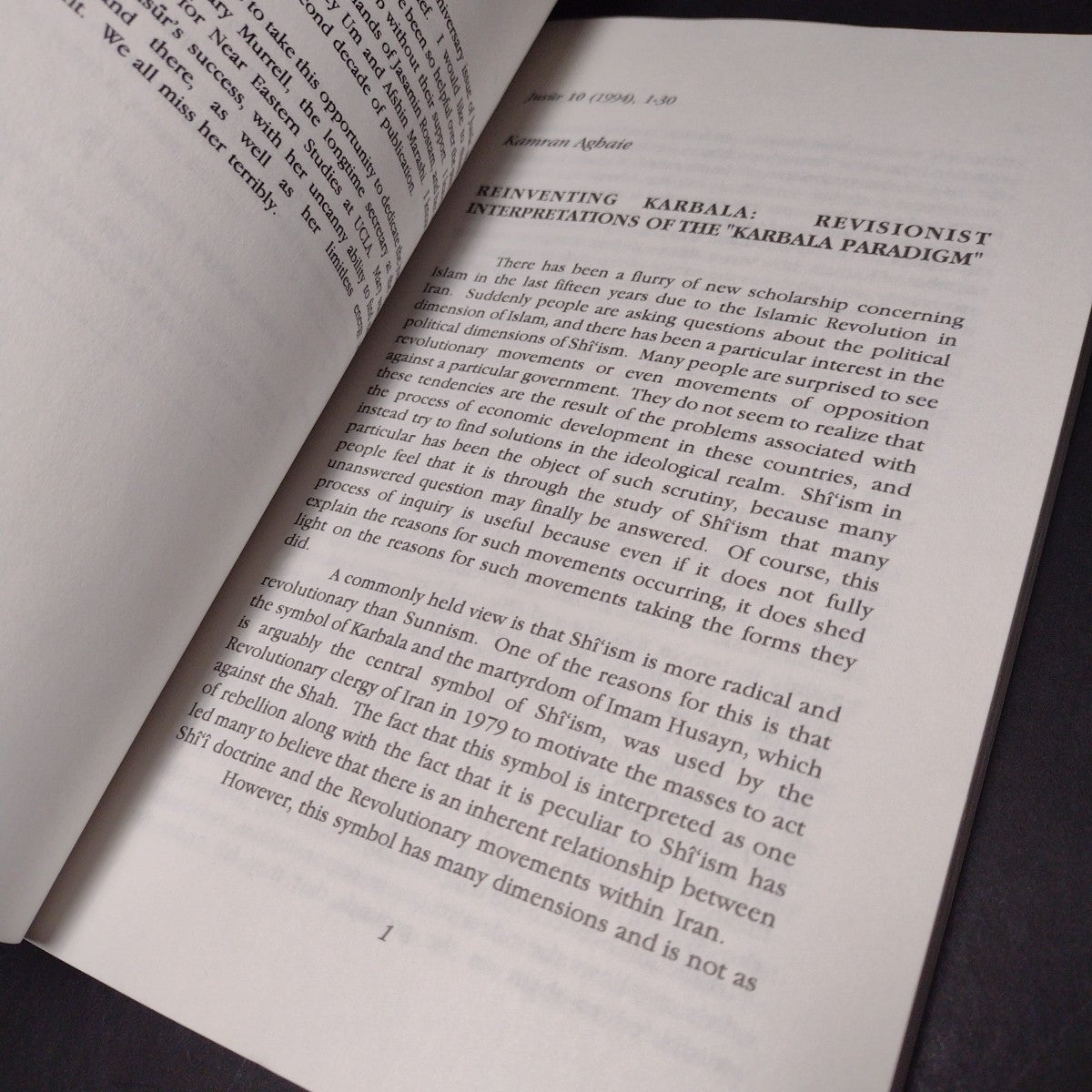 JUSUR: The UCLA Journal of Middle Eastern Studies Volume 10 1994