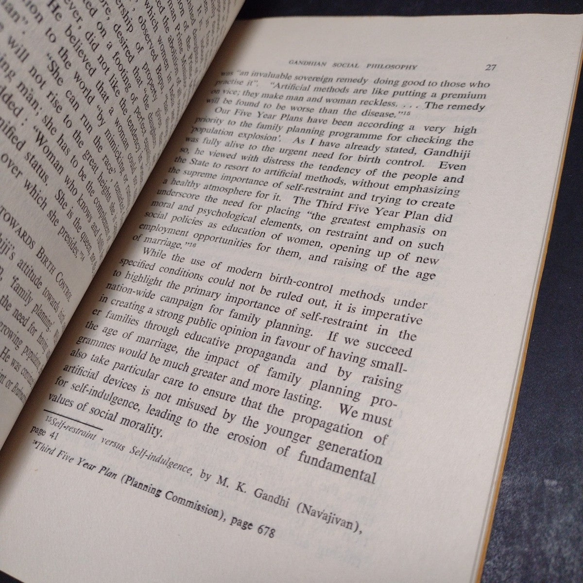 Gandhi: The Man and His Thought by Shriman Narayan -1969 Signed Paperback