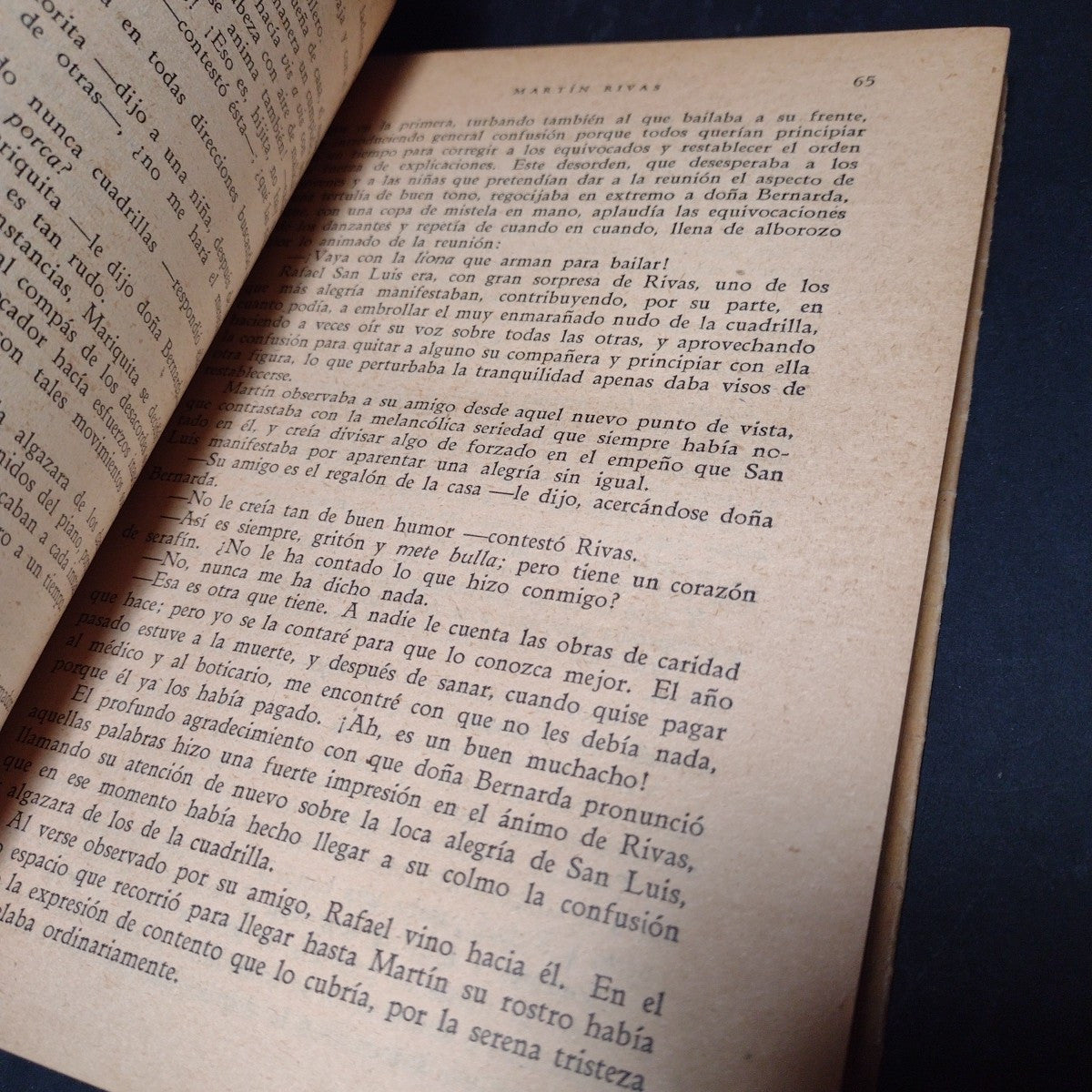 Martin Rivas, A. Blest Gana -1943 Spanish Paperback, Editorial Orbe