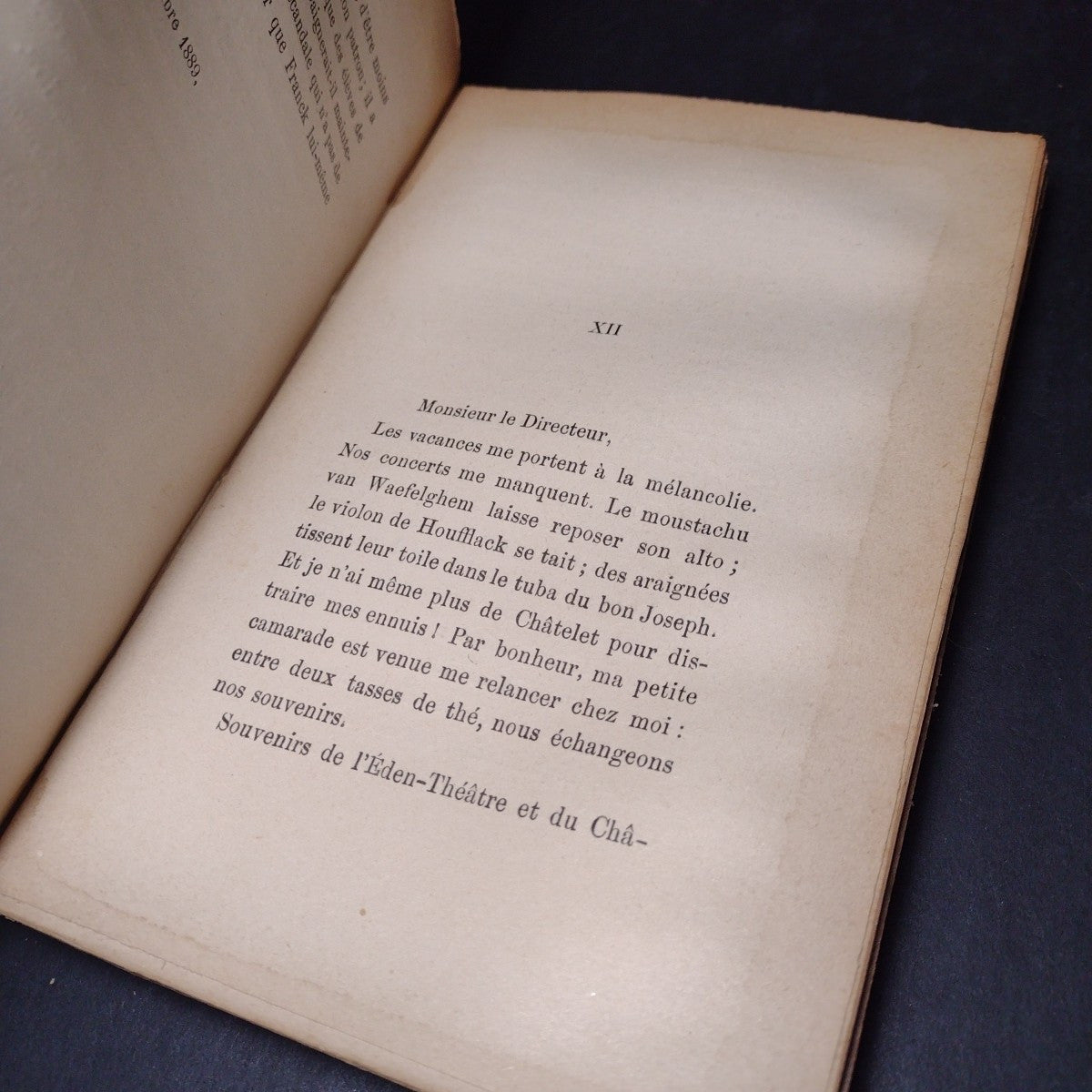 Lettres De L'ouvreuse: Voyage Autour De La Musique - Deuxième Mille, 1890