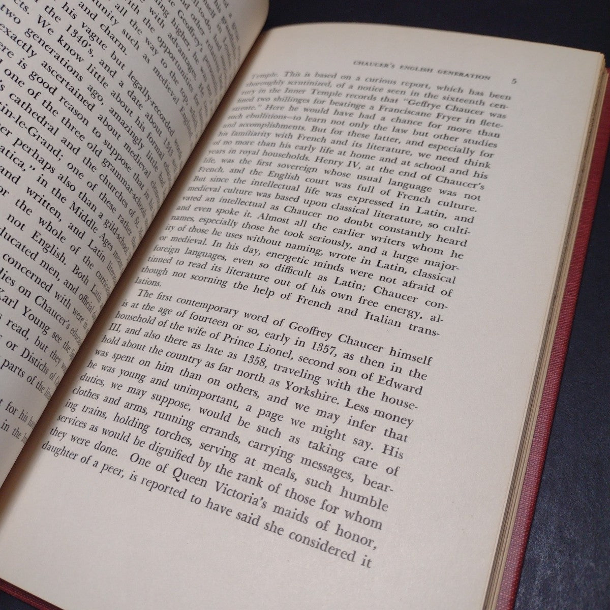 The Mind and Art of Chaucer by J. S. P. Tatlock -Hardcover 1950