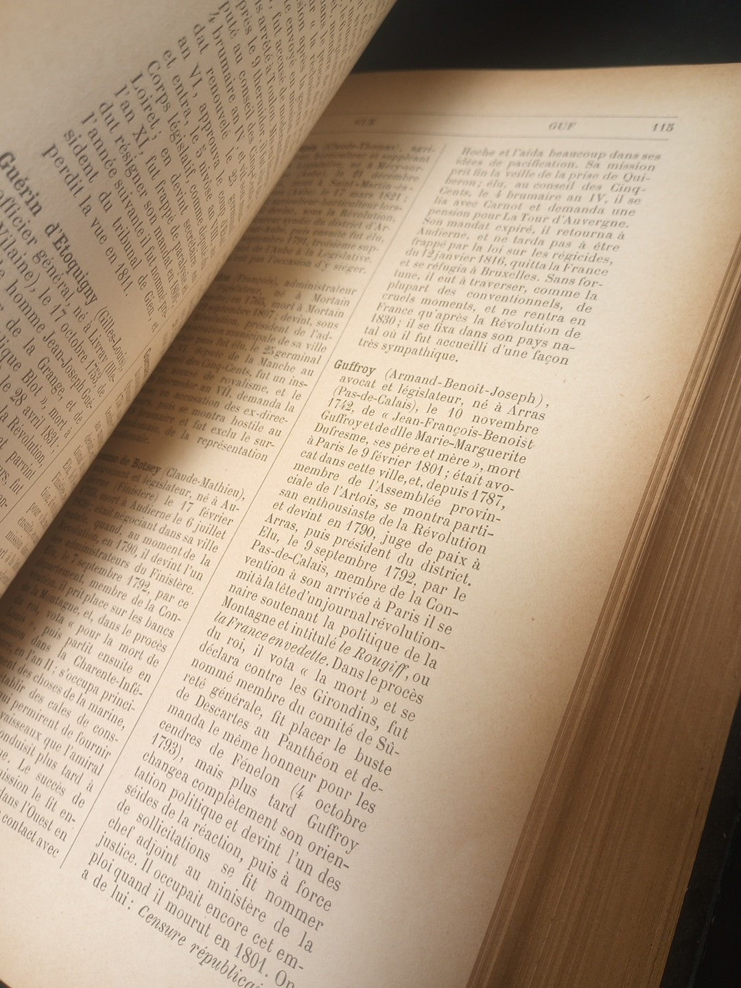 1898 Historical and biographical dictionary of the Revolution and the Empire