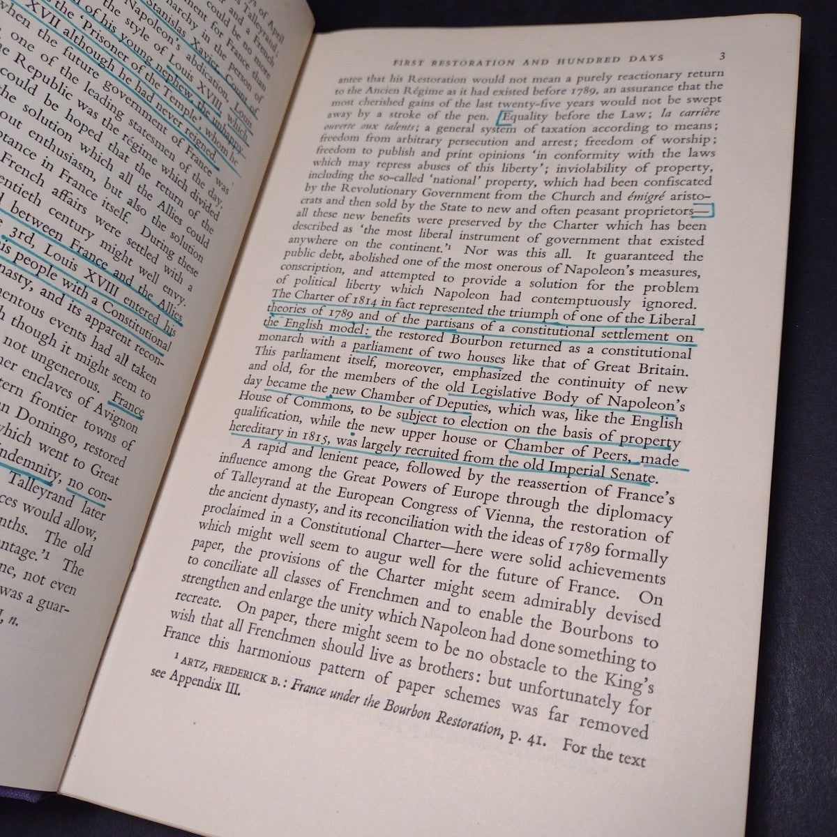 France 1814-1940 by J. P. T. Bury -Hardcover 1956 Reprinting -Ex Libris Notes