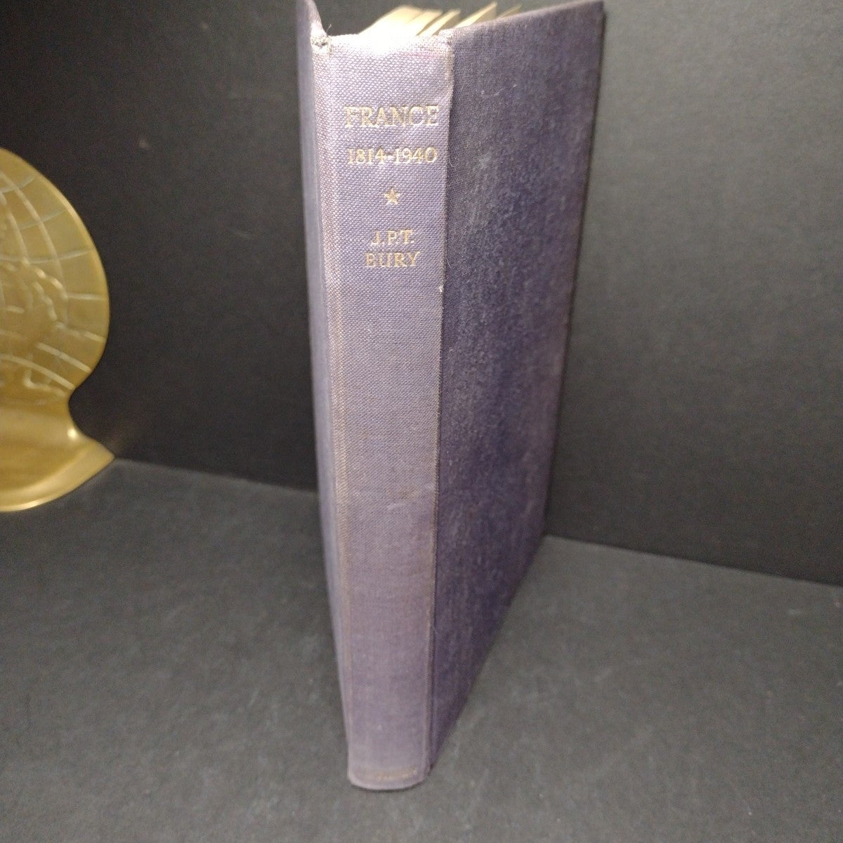 France 1814-1940 by J. P. T. Bury -Hardcover 1956 Reprinting -Ex Libris Notes